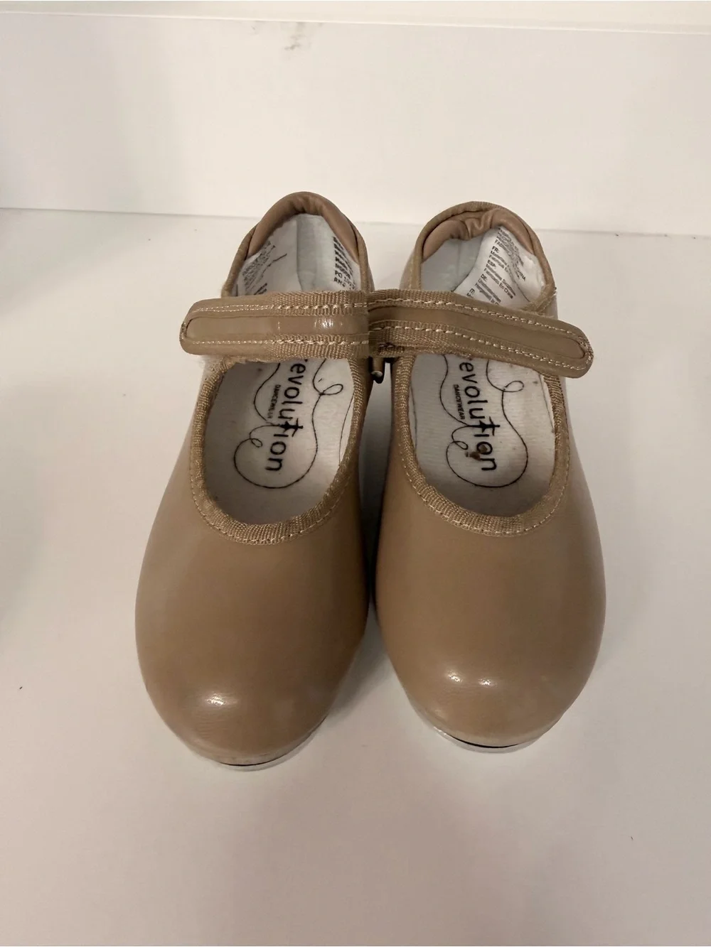 Revolution Girls' Tan Mary Jane Dress Shoes